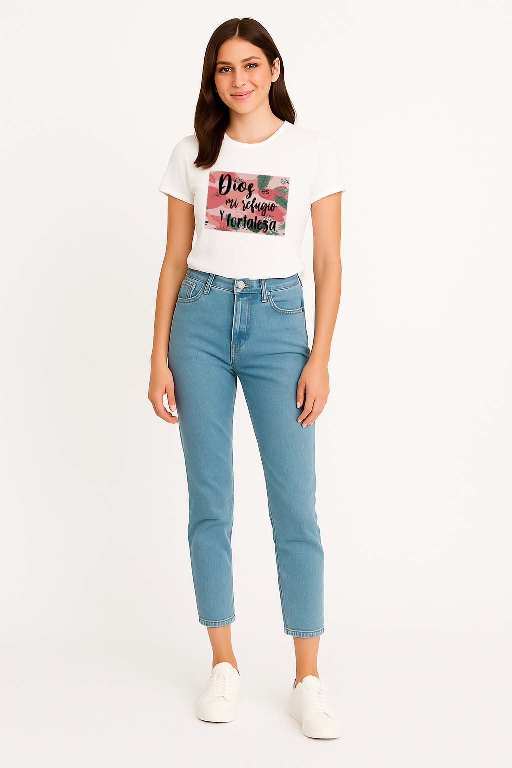 Camiseta Dios Es Mi Refugio y Fortaleza