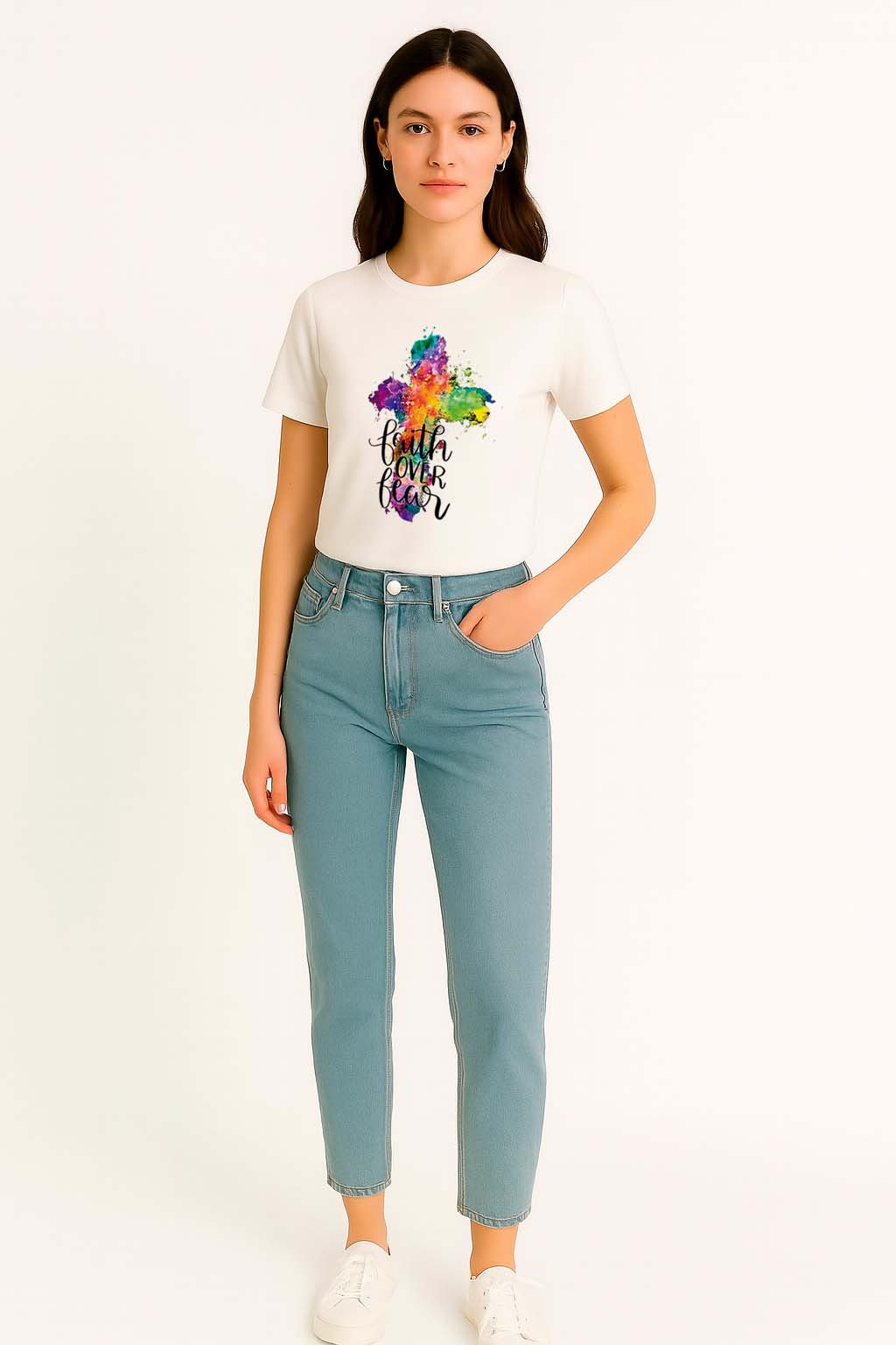 Camiseta Faith Over Fear