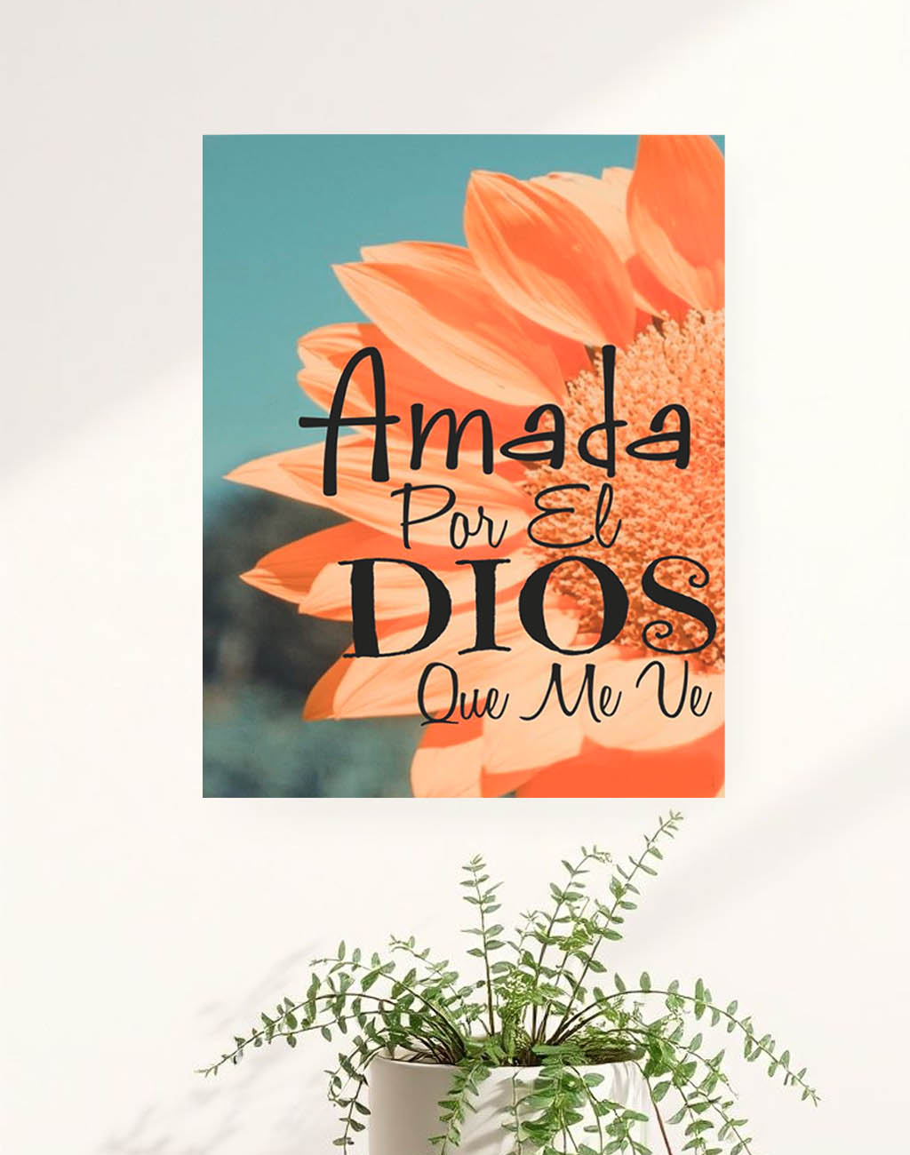 Cuadro Amada Por El Dios Que Me Ve