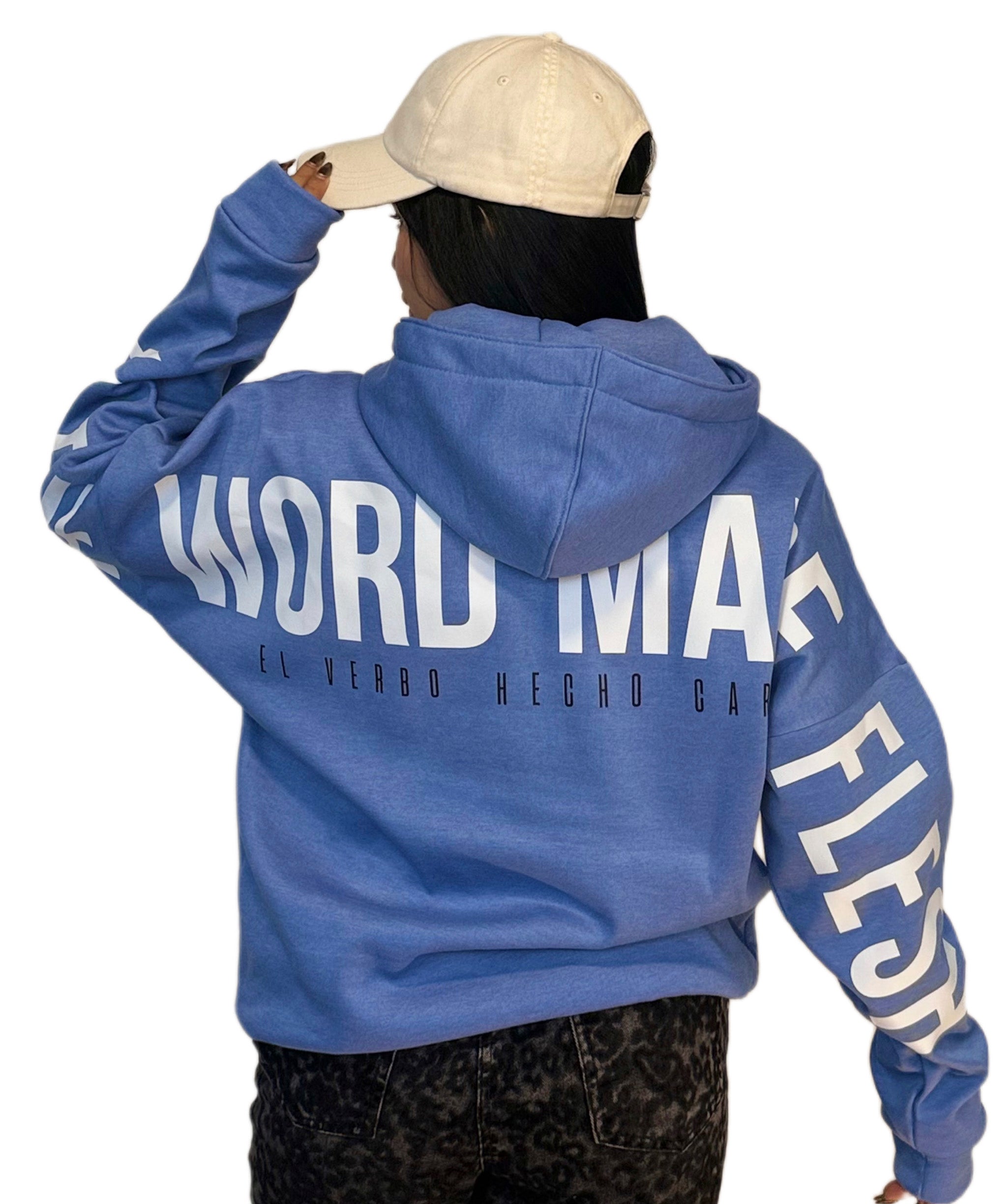 Buzo Oversize El Verbo Fue Hecho Carne