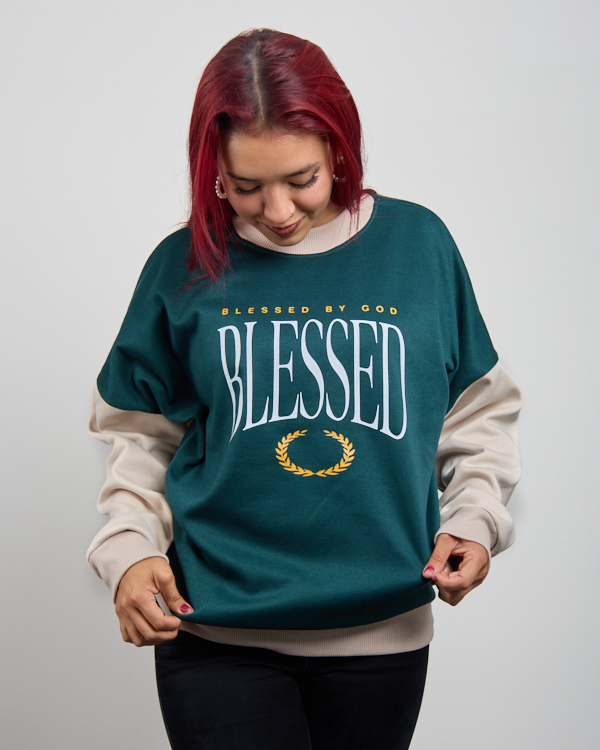 Buzo Oversize Blessed By God