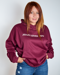 Buzo Oversize Jesus Loves You