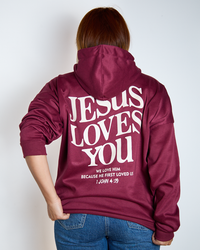 Buzo Oversize Jesus Loves You