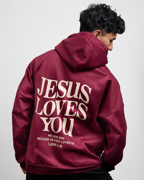 Buzo Oversize Jesus Loves You