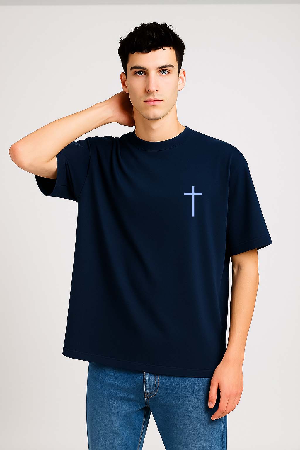 Camiseta Overzise El gozo Del Señor Es Mi Fortaleza