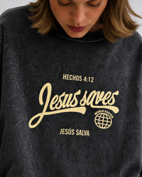 Buzo Oversize Jesús Saves