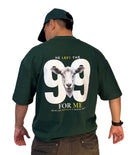 Camiseta Oversize Deja Las 99 Y Va Por Mi