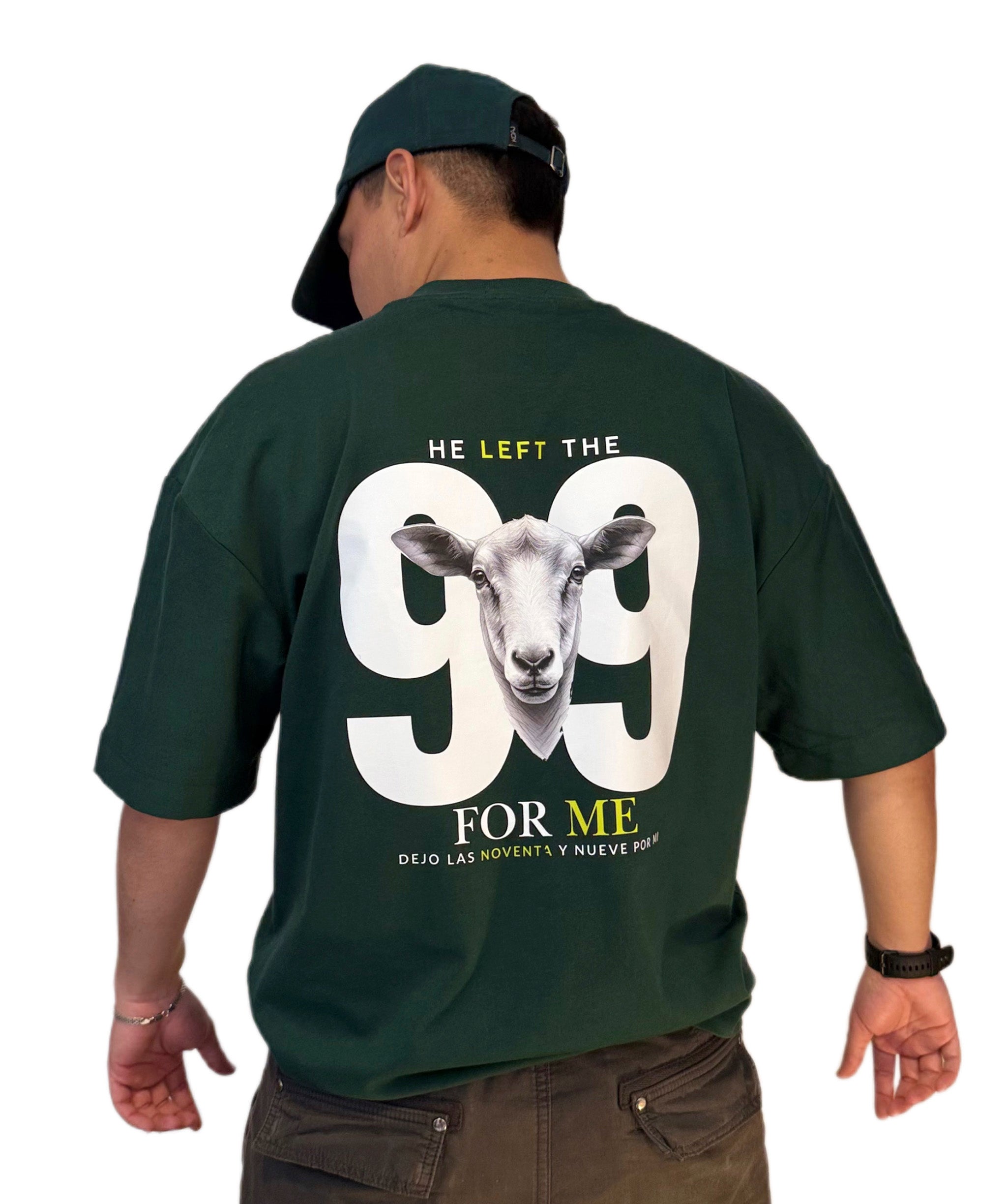 Camiseta Oversize Deja Las 99 Y Va Por Mi