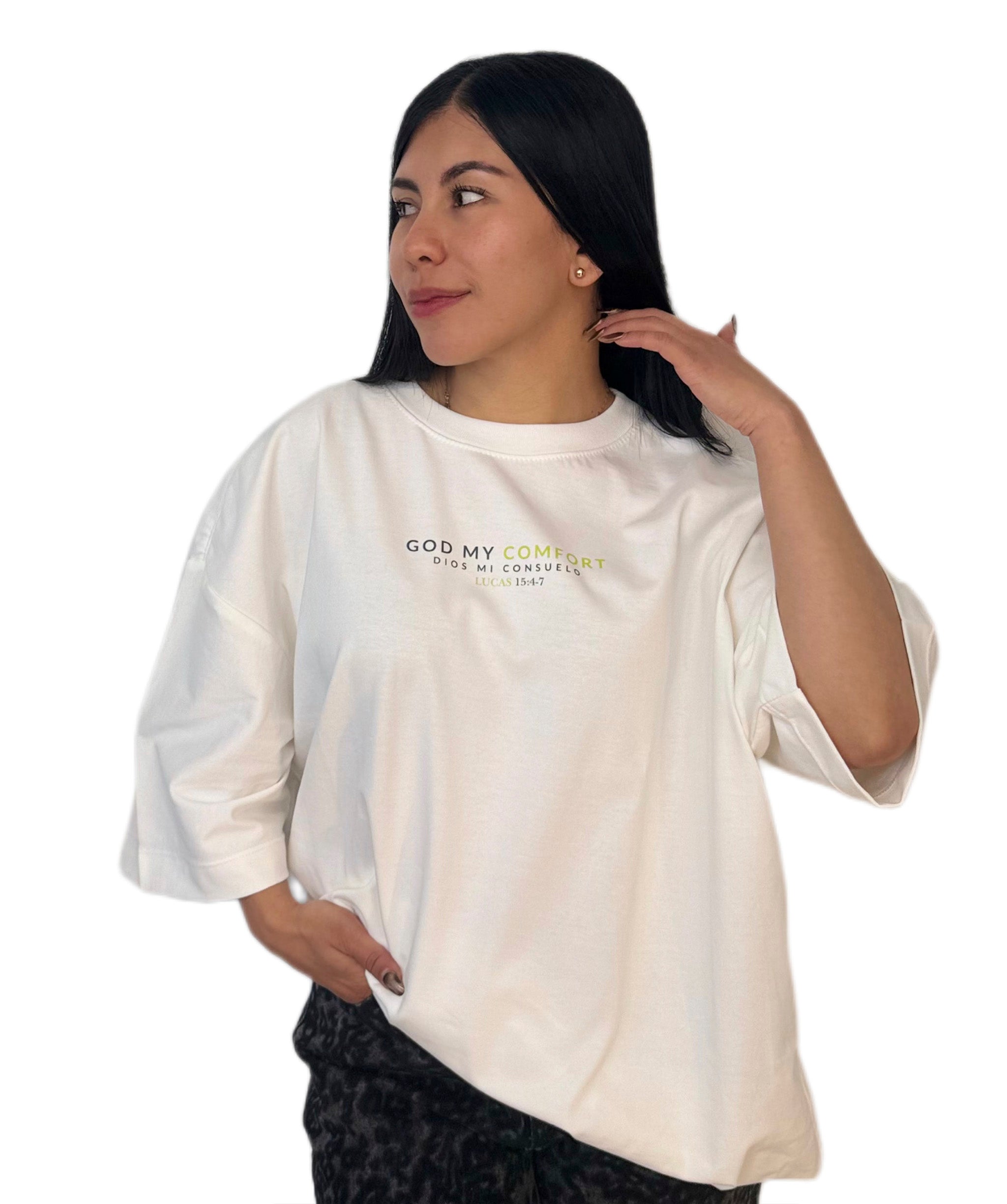 Camiseta Oversize Deja Las  99 y Va Por MI