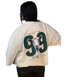 Camiseta Oversize Deja Las  99 y Va Por MI