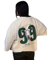Camiseta Oversize Deja Las  99 y Va Por MI