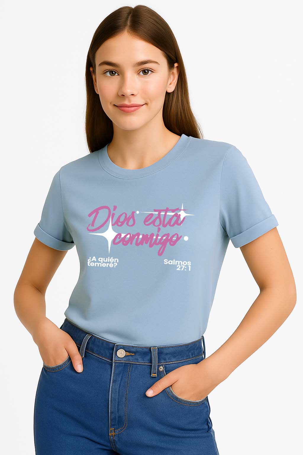 Camiseta Dios Está Conmigo