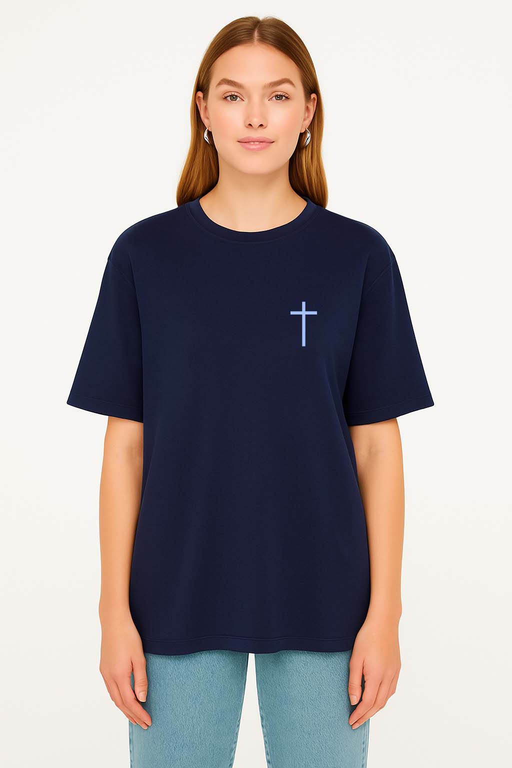 Camiseta Overzise El gozo Del Señor Es Mi Fortaleza