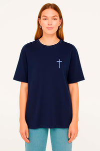 Camiseta Overzise El gozo Del Señor Es Mi Fortaleza
