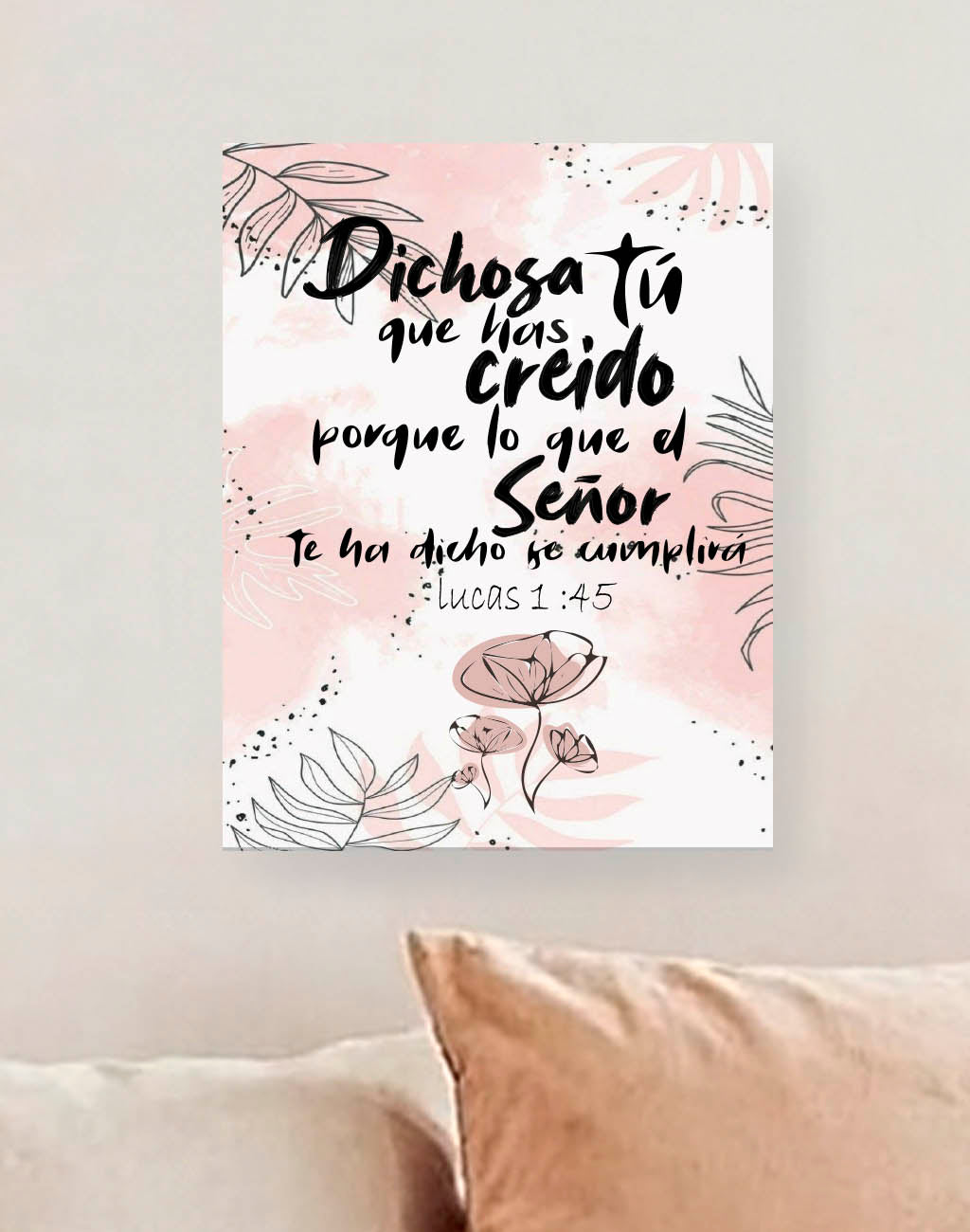 Cuadro Dichosa Tu Que Has Creído