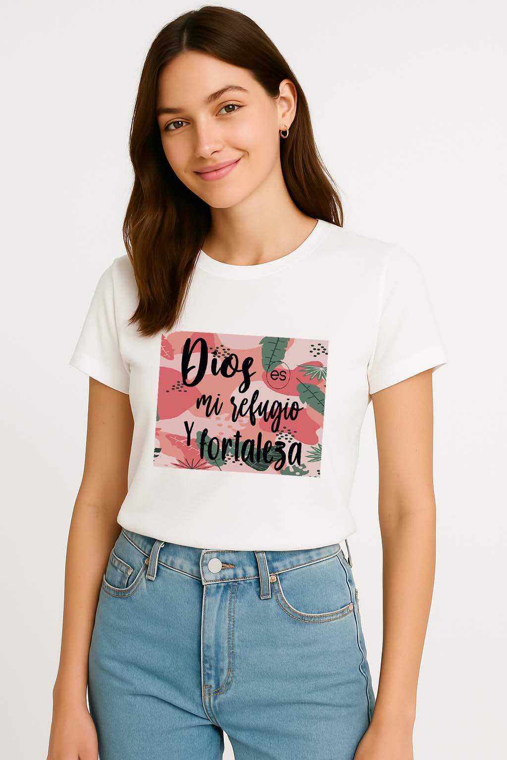 Camiseta Dios Es Mi Refugio y Fortaleza