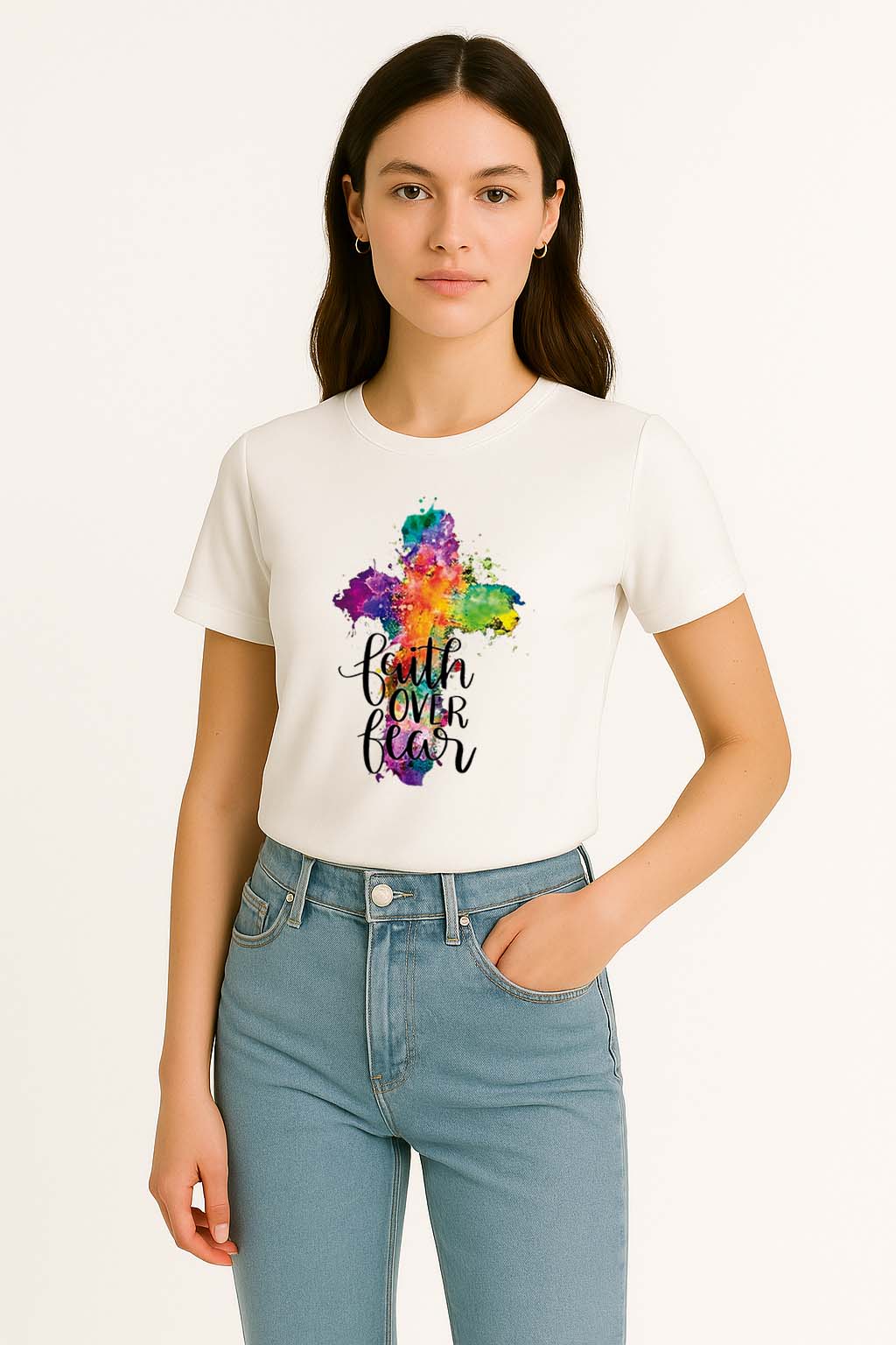 Camiseta Faith Over Fear