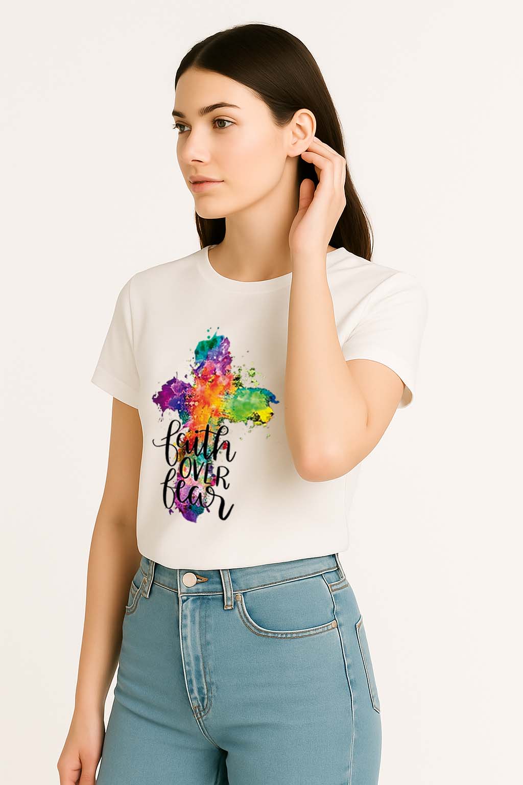 Camiseta Faith Over Fear