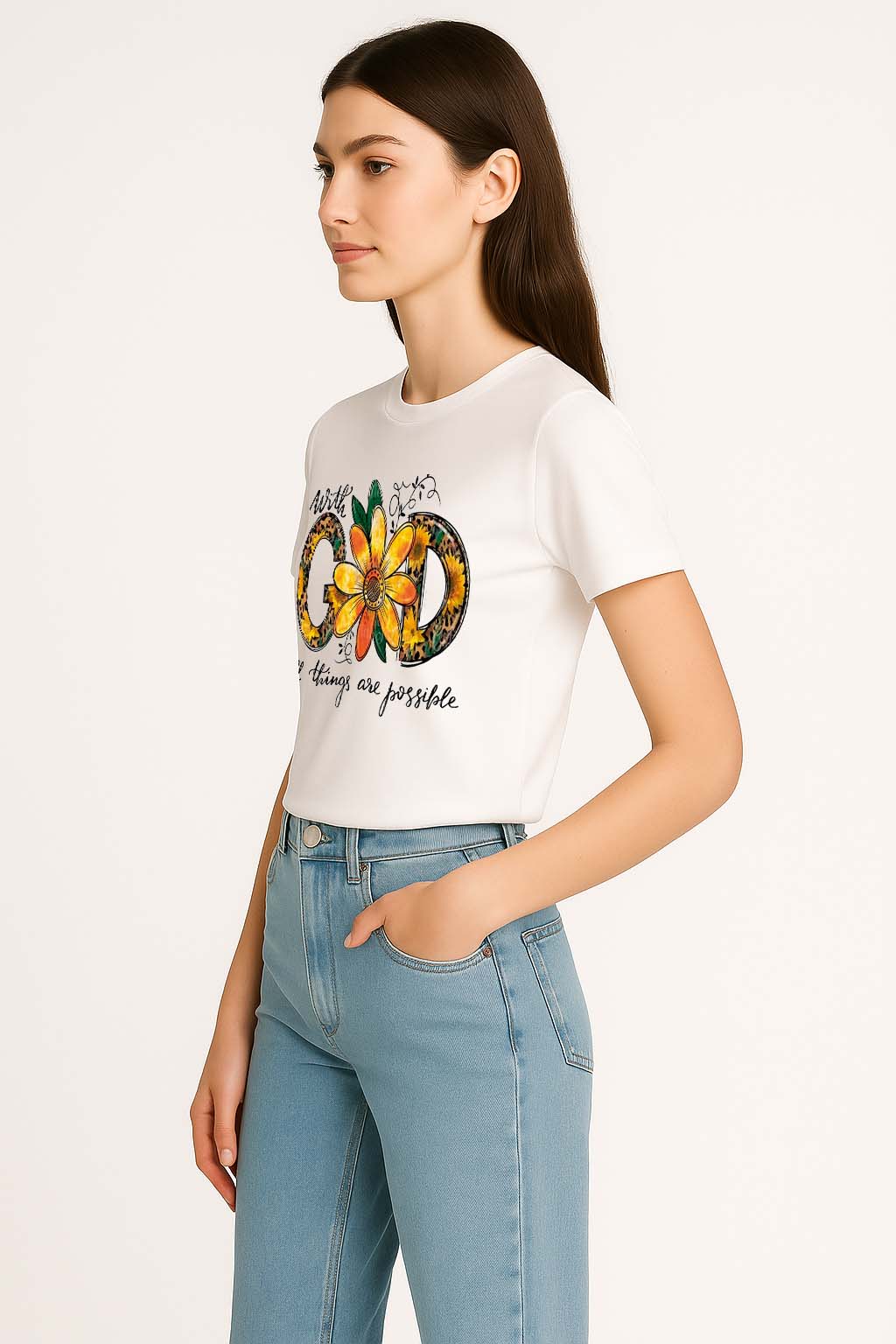 Camiseta God Is Good Girasol