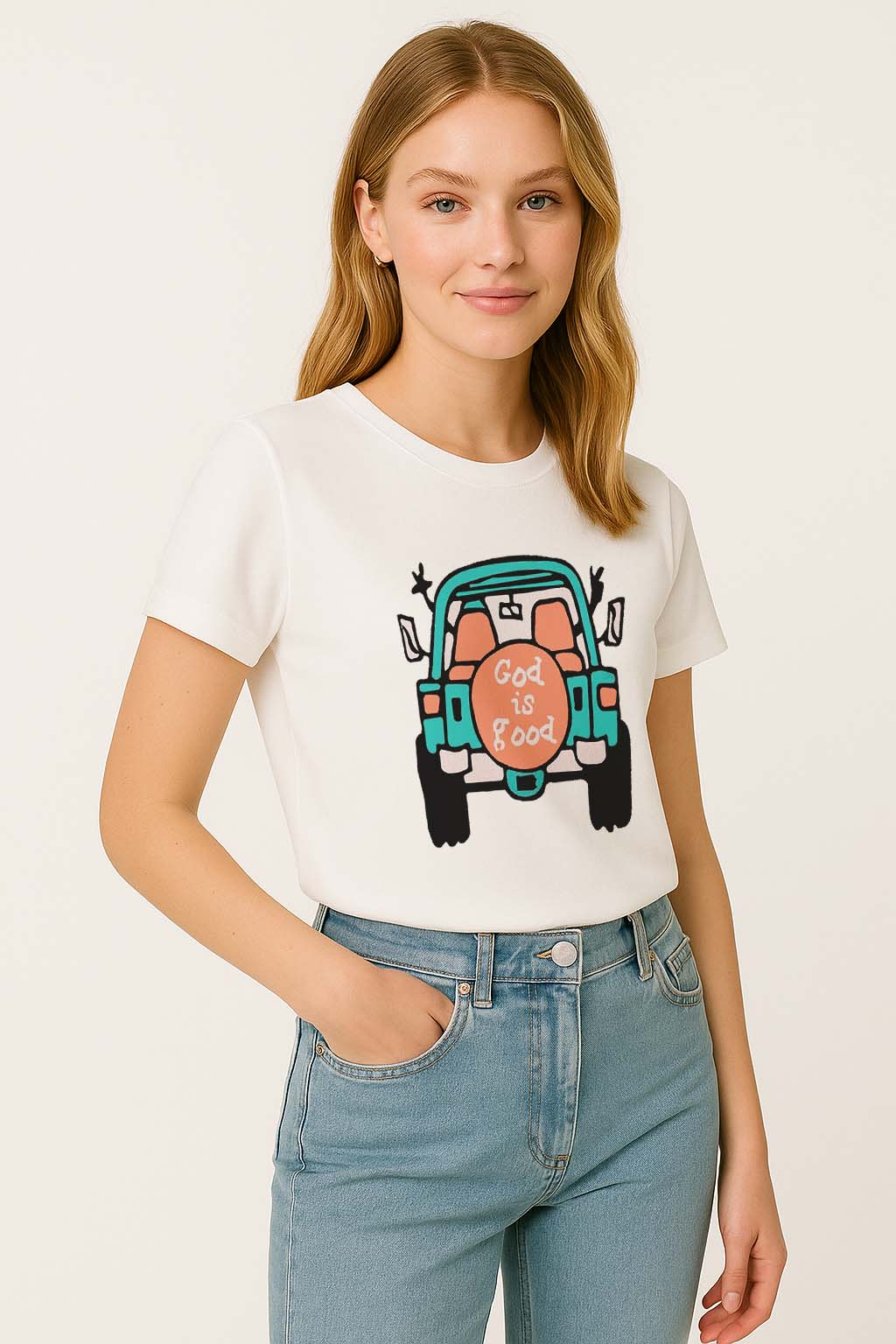 Camiseta God Is Good Carro
