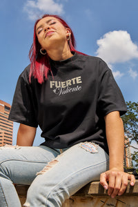 Camiseta Oversize Se Fuerte Y Valiente